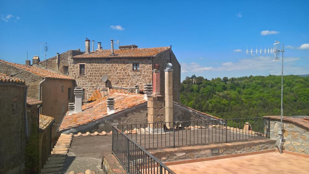 La Loggia Del Capitano - Rione Capisotto Lejlighed Pitigliano Eksteriør billede